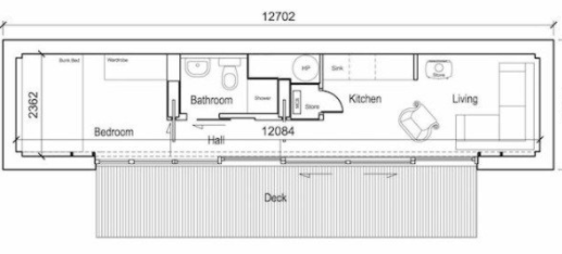 blueprint container house