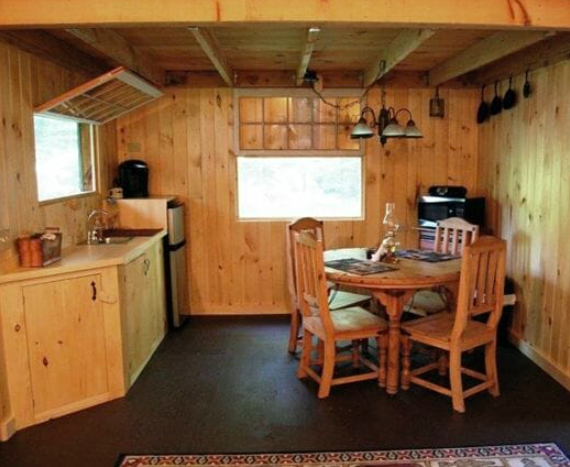 two story tiny house interior